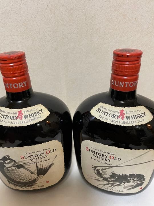 サントリー ウイスキー オールド OLD 伊勢海老，鯛两本