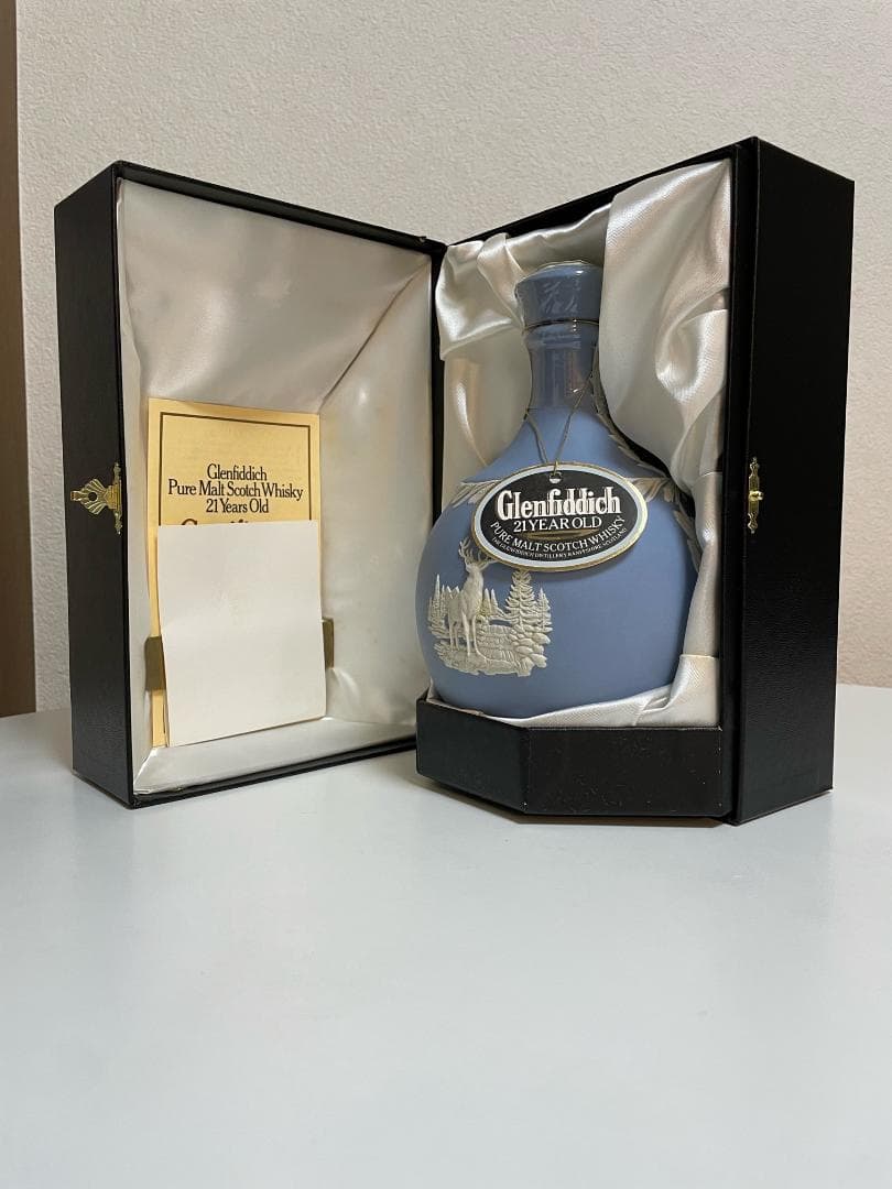 【美品】グレンフィディック21年 ウェッジウッド デキャンタ　700ml　43％