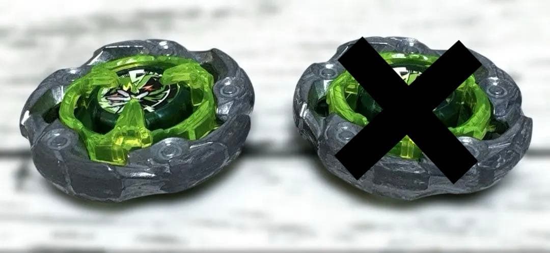 ベイブレードX ウィザードロッド1-60R 緑　2個セットA1-A1 A1-A3