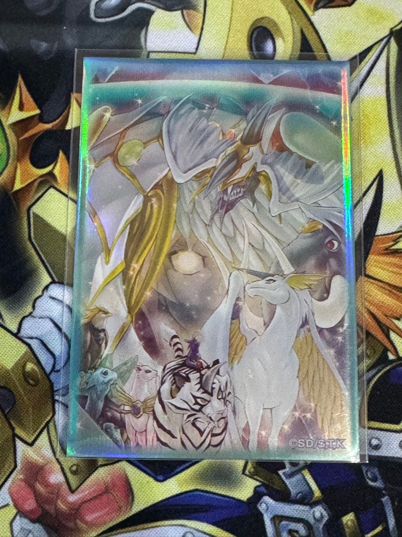 遊戯王　宝玉獣デッキ　心の架け橋スリーブ　60枚付き