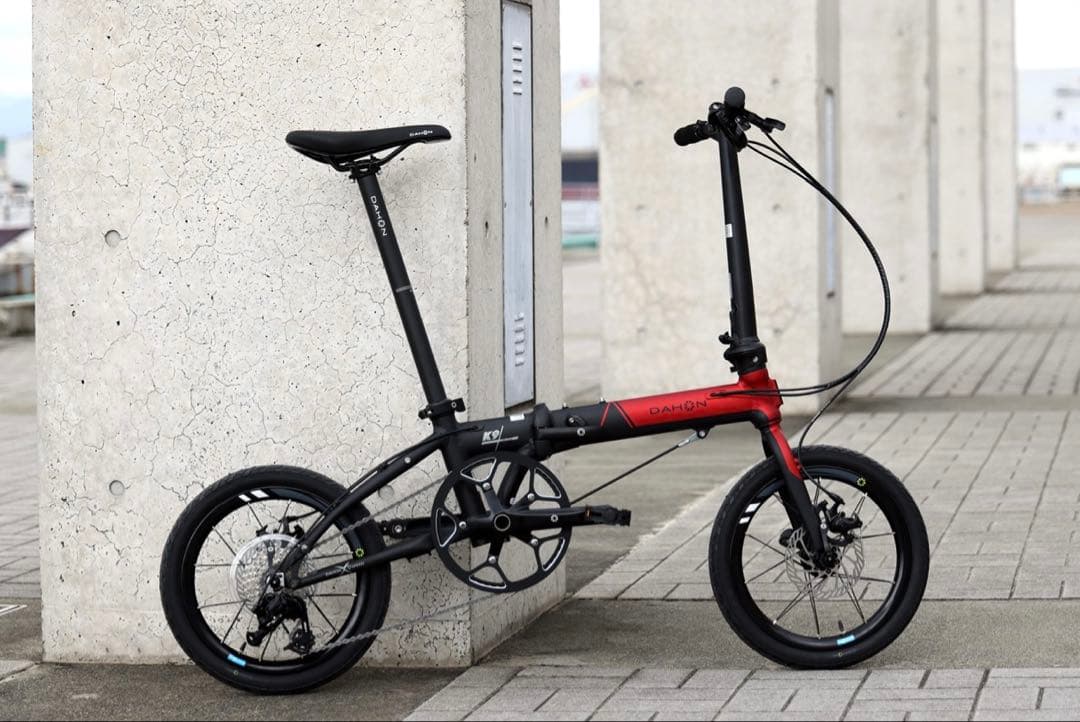 ⭐️希少レッド 新品未使用✨DAHON K9X レッド 16インチ 輪行袋付