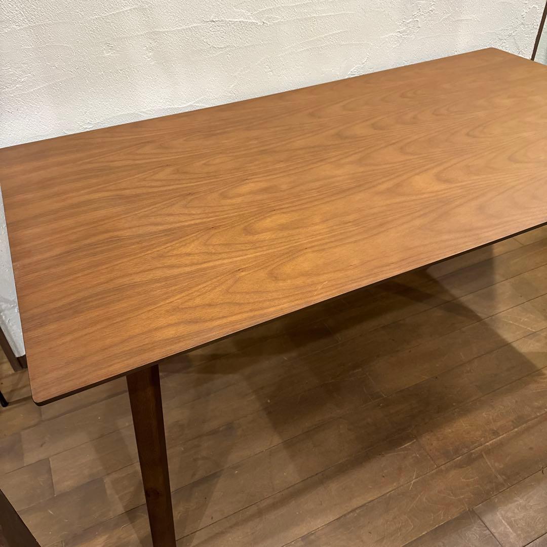 ダイニングテーブル ウォルナット化粧板 150×80cm