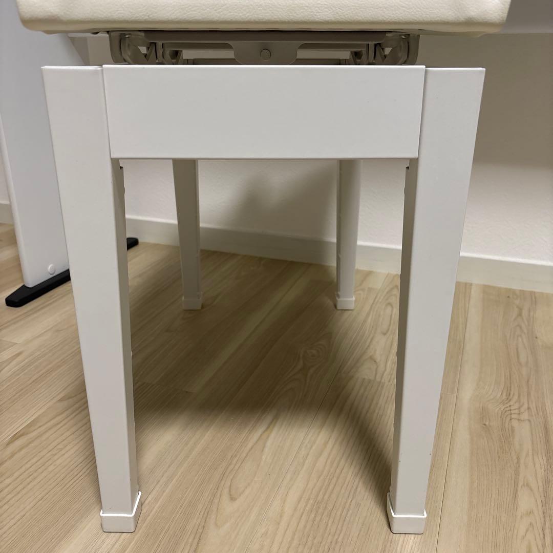 カシオ CASIO 電子ピアノ用 高低自在イス ホワイトCB-30WE