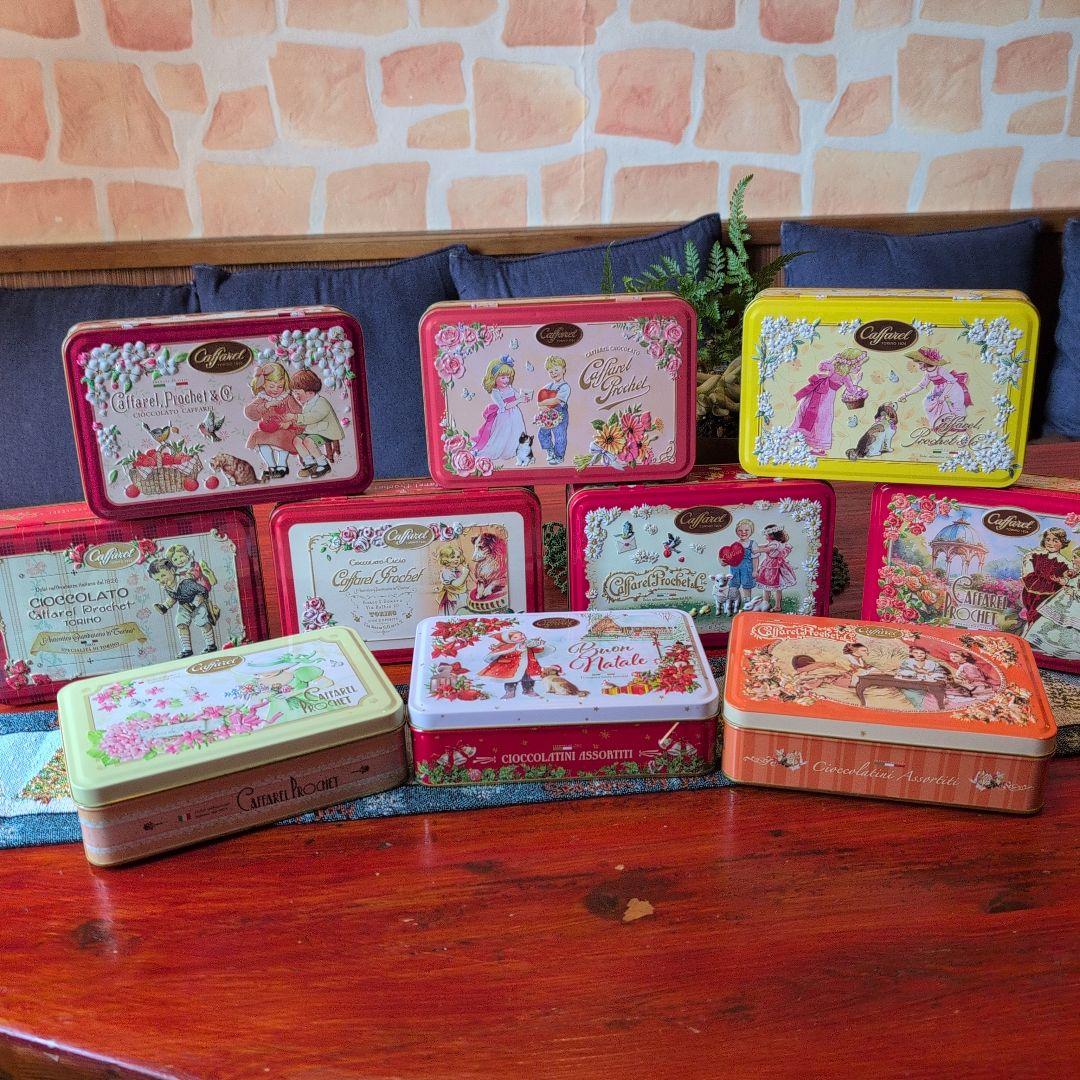 カファレルチョコレート空き缶11個セット