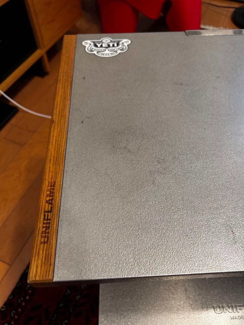 ユニフレーム　焚き火テーブル＋レッグラッグ　おまけ(コールマンチェア)