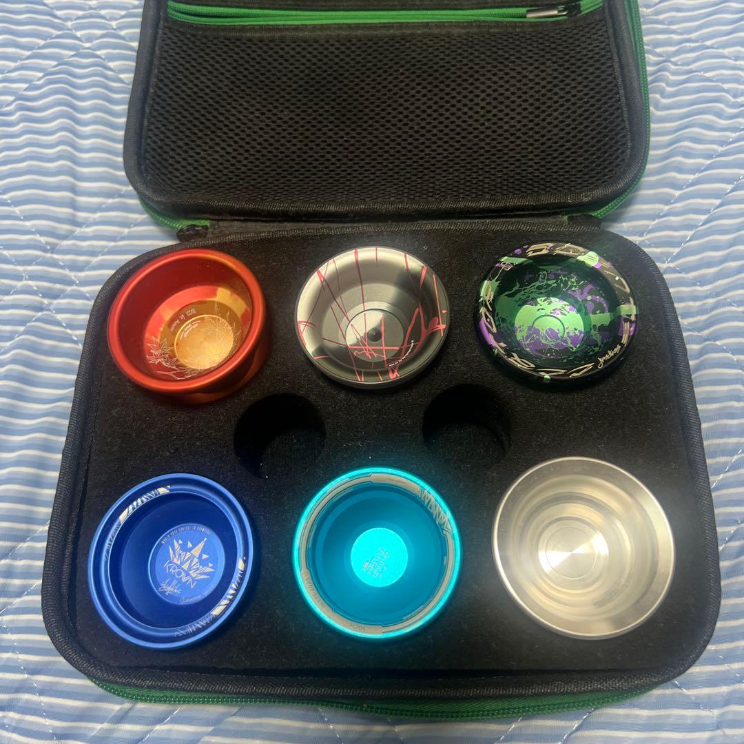 金属製ヨーヨー 6個セット ケース付き 即購入可 値下げ交渉可能