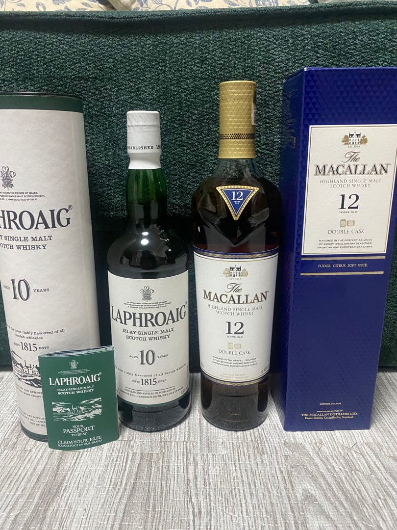 マッカラン12年ダブルカスク　ラフロイグ10年