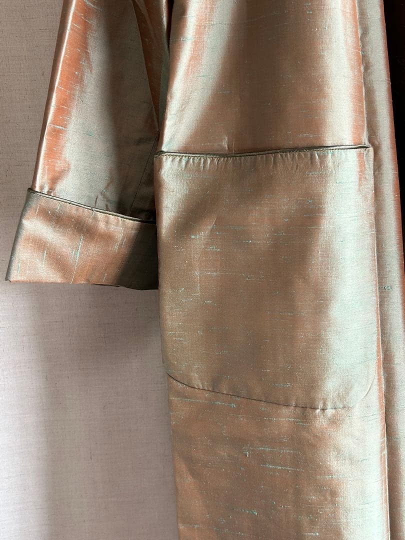 【新品】NAGARA for JIMTHOMPSON タイシルク　ガウンコート