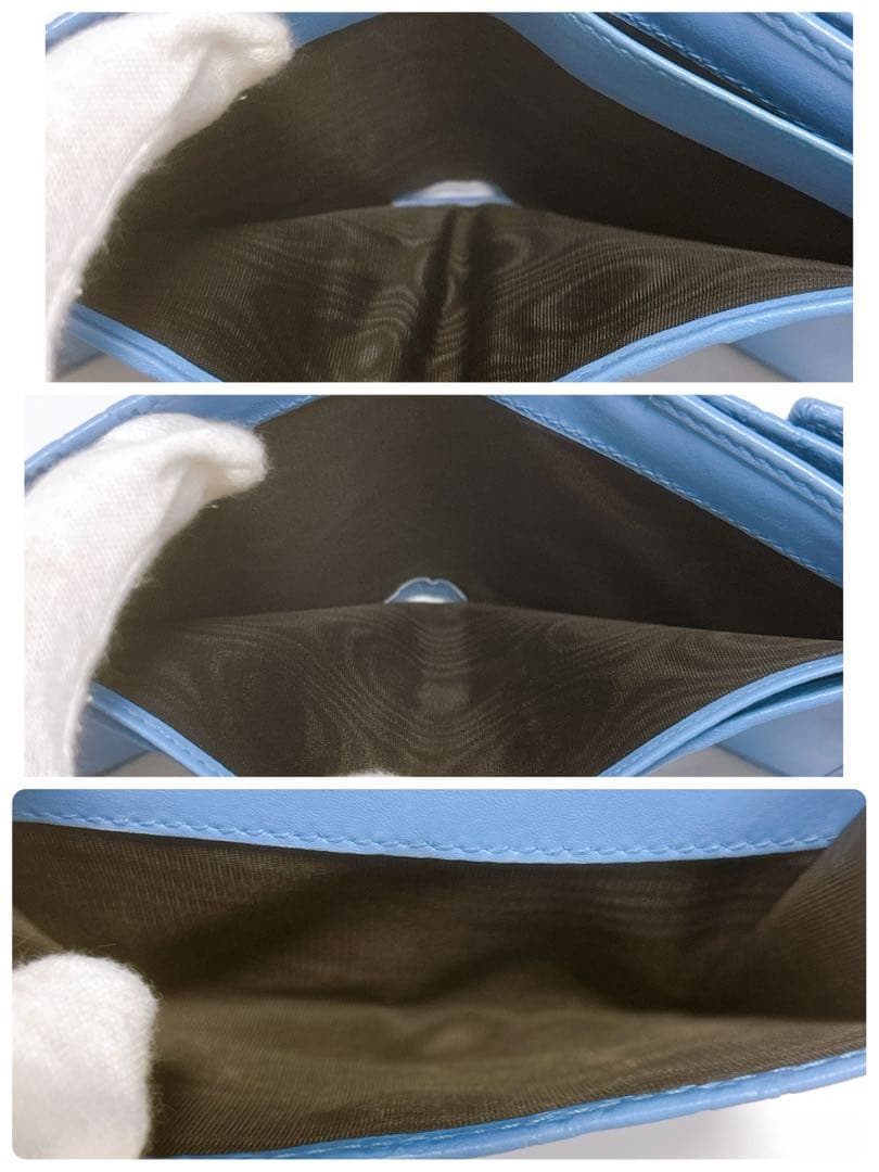 極美品✨レアカラー✨GUCCI グッチ 二つ折り財布 マイクロシマ GG レザー