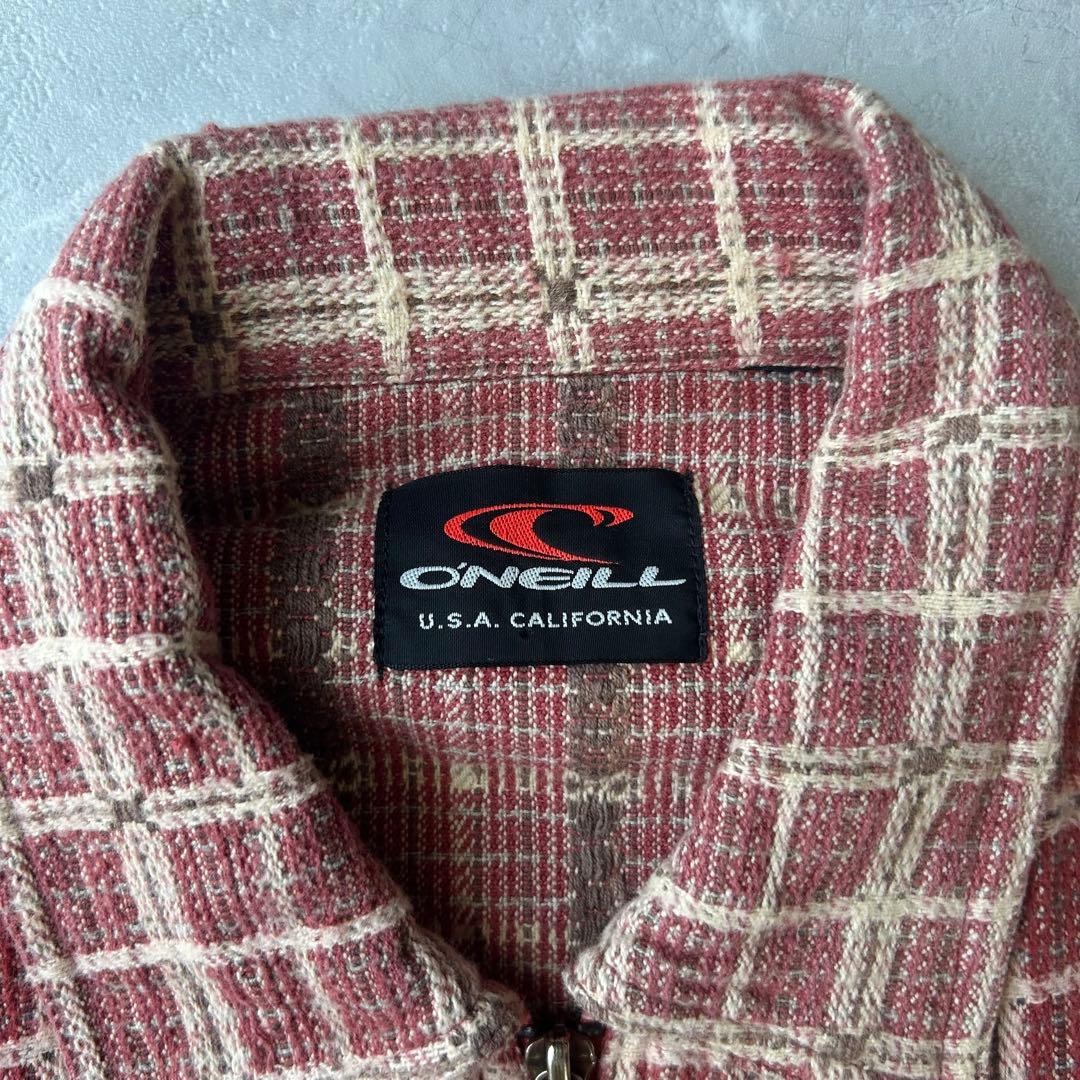90s O'neill 短丈 スウィングトップ old surf 古着 チェック