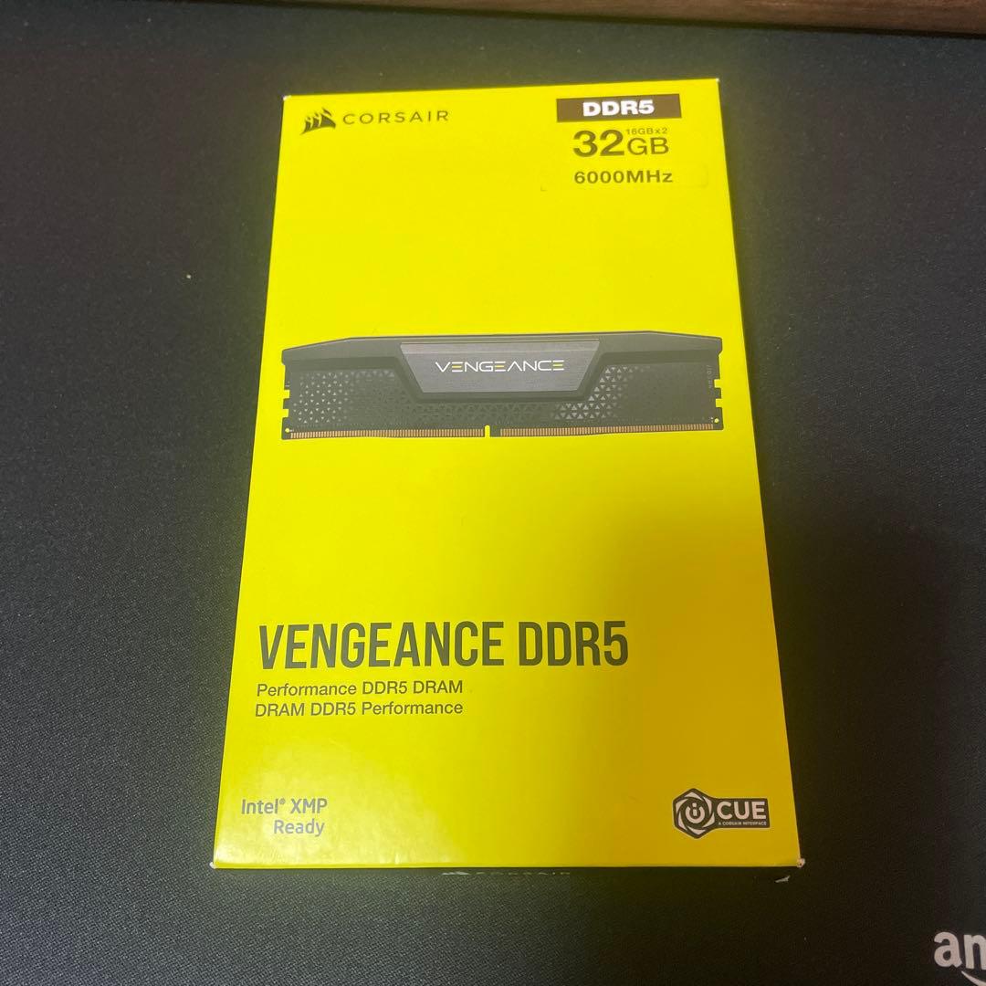 メモリー corsair. DDR5. 6000mhz 16x2 32GB