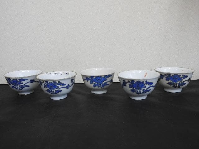 清朝焼？湯呑　MA610