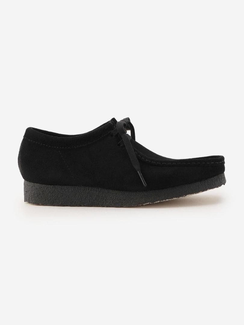 靴 Clarks WALLABEE BLACK SUEDE MEN