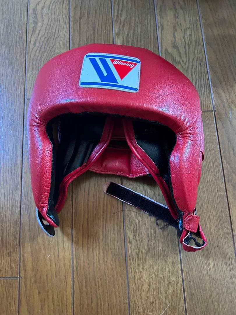 Winning ボクシング ヘッドギア 赤 m