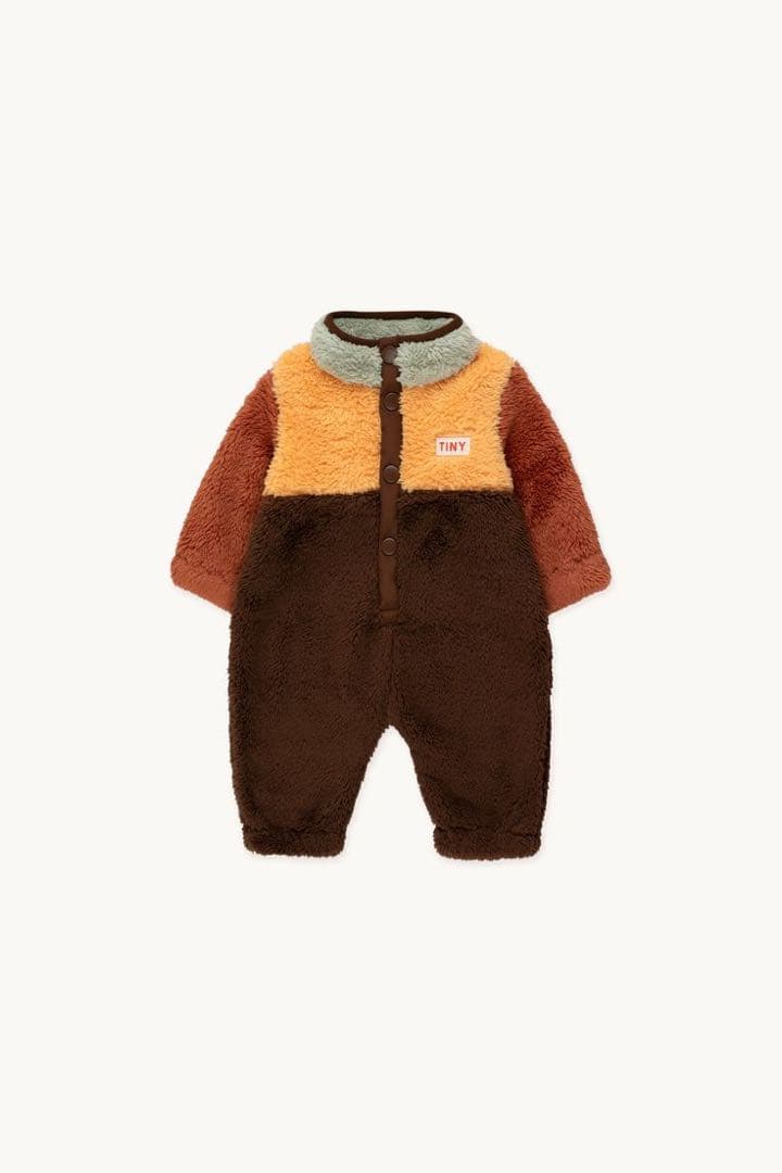 tinycottons フリース アウター　ジャンプスーツ 2Y