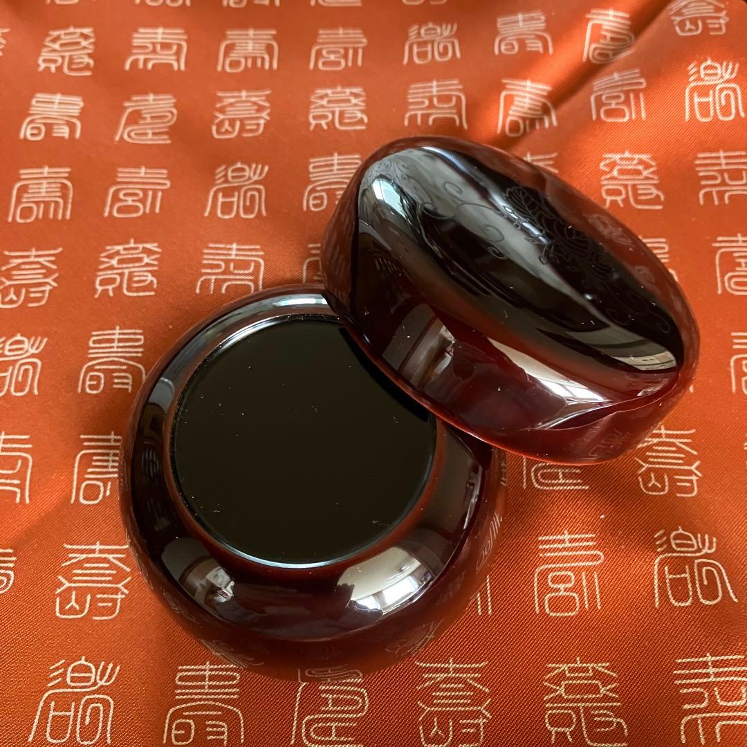 茶道具　溜塗桐唐草蒔絵 平棗 能作　共箱