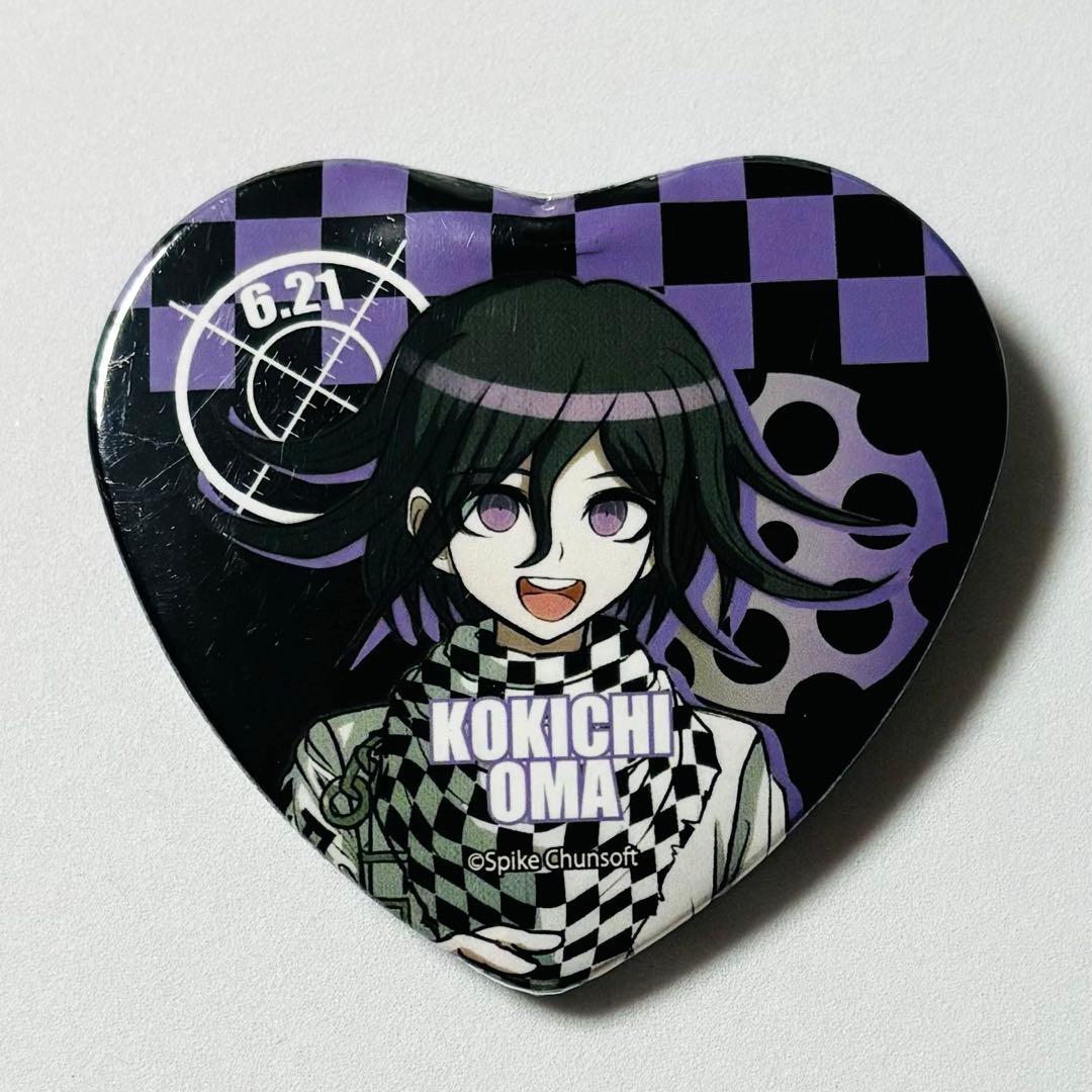ダンガンロンパ プリロール バースデー ハート型缶バッジ 王馬小吉