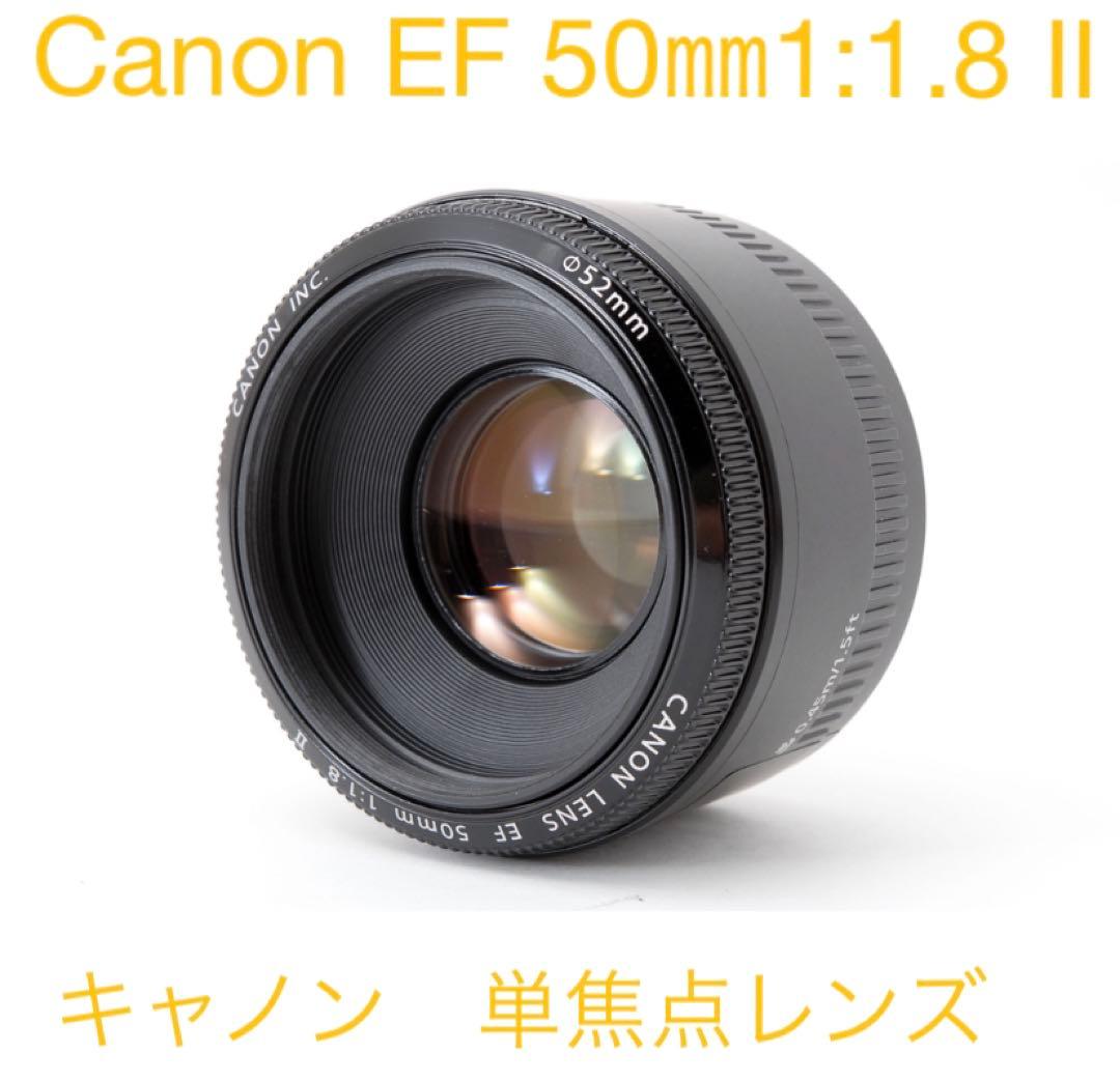 キャノン　単焦点レンズ　Canon EF50mm F1.8 ii ボケ味