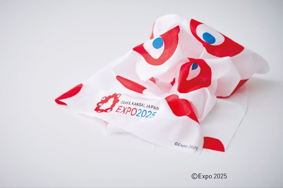 き*ん様 ラス1大特価　新品未開封　10本セット　大阪関西万博　公式手ぬぐい　赤