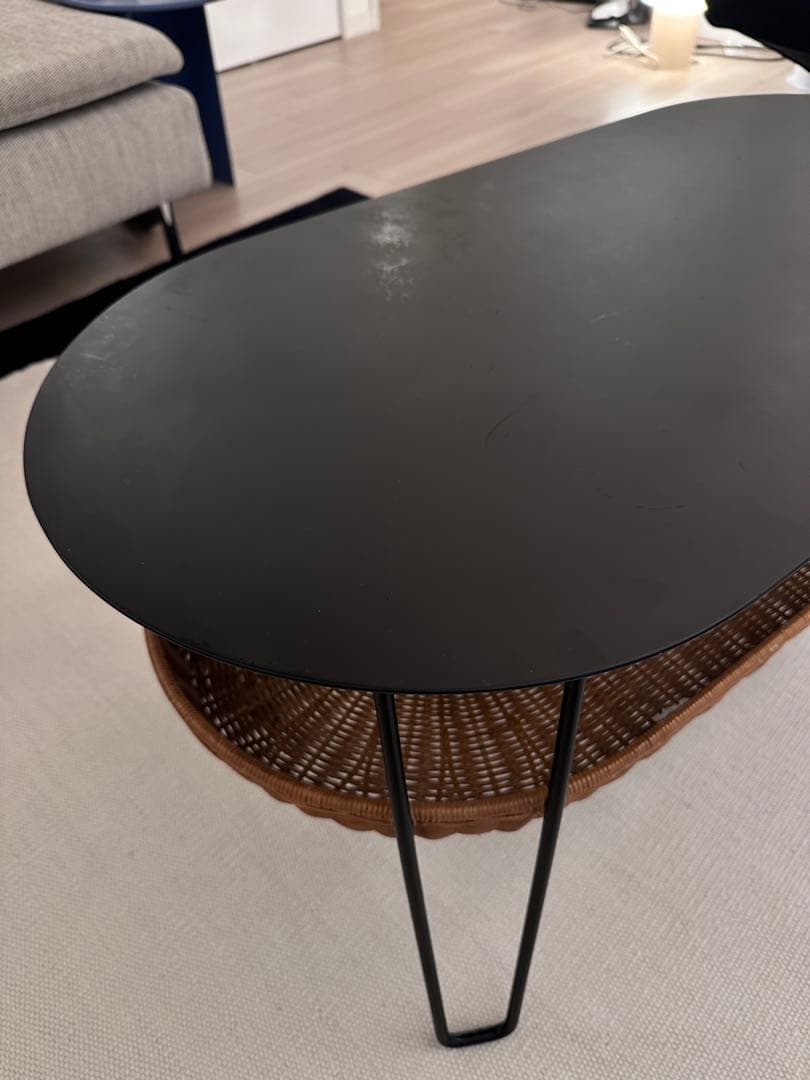 IDEE WALLABY LOW TABLE OVAL 楕円形テーブル ラタン