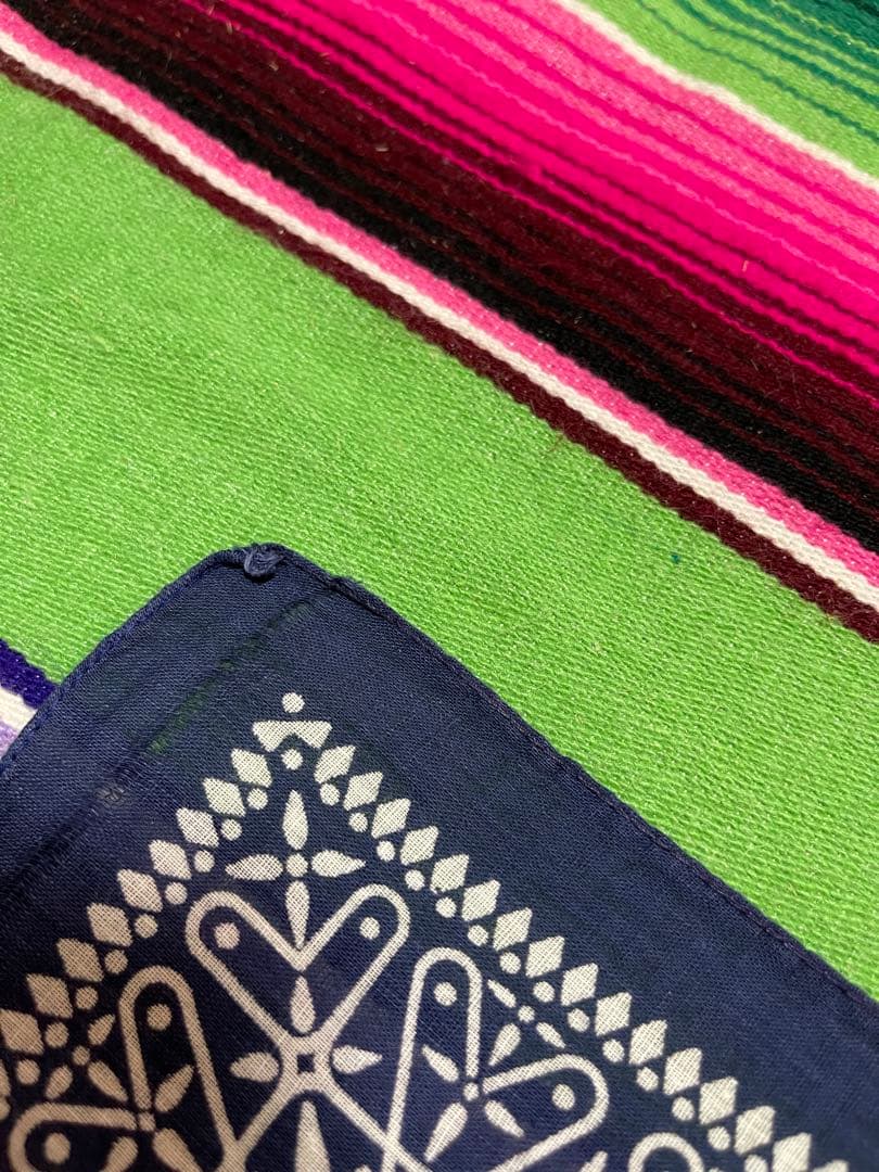 【Eye 】⑧⓪⑦60s USA製 バンダナ WAMCRAFT クロス柄