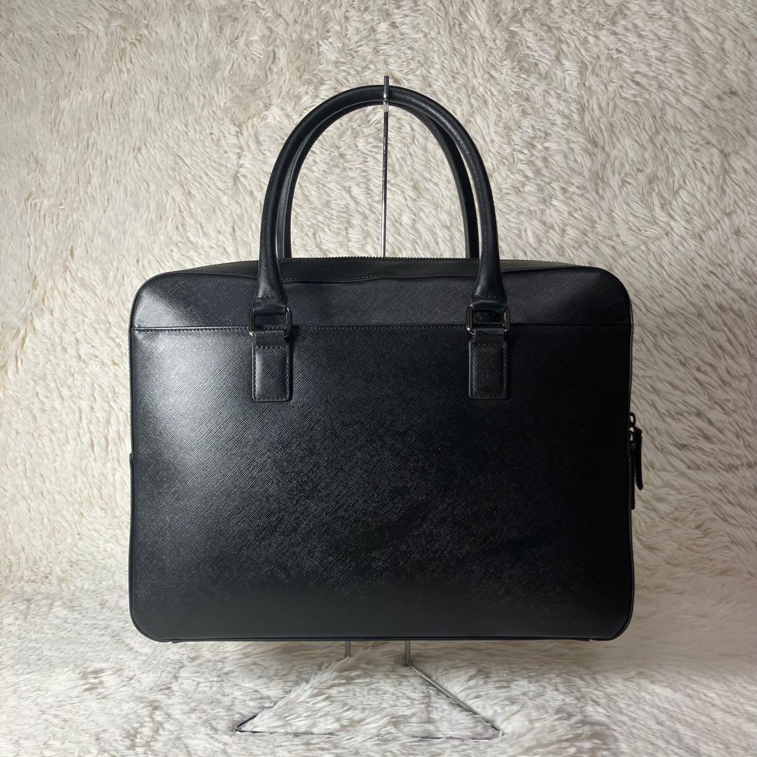 ほぼ未使用 サヴィルロー ビジネスバッグ インナーバッグ レザー 本革 ブラック