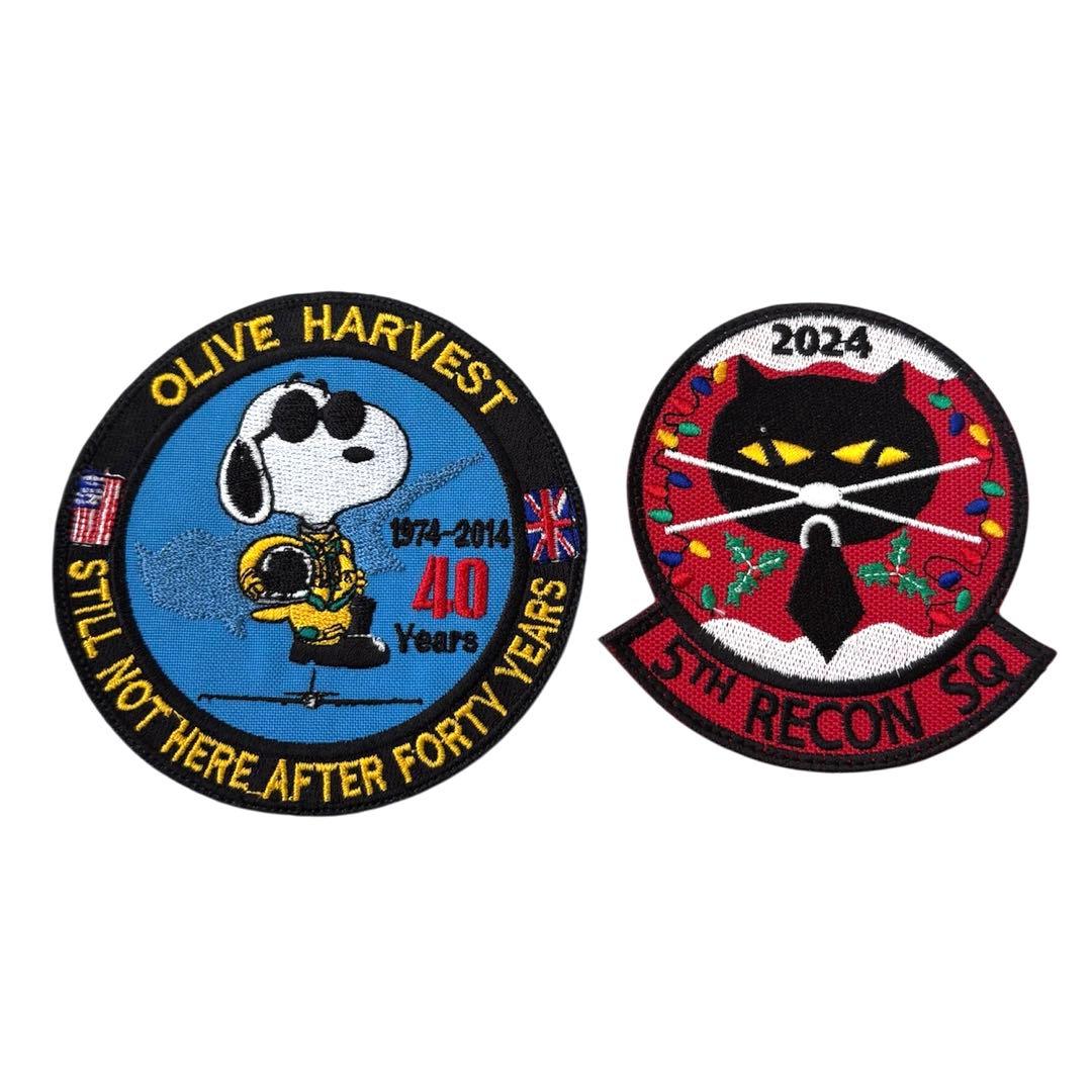 アメリカ空軍 烏山基地 U2 クリスマスパッチ 40周年パッチ ミリタリーパッチ