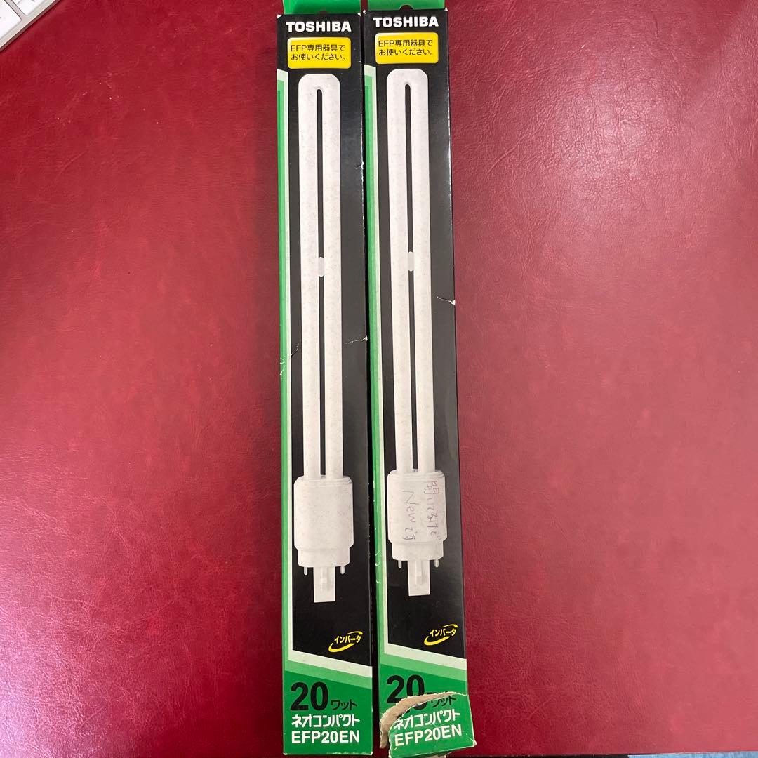TOSHIBA 白熱電球 20ワット EFP20EN 2本入り