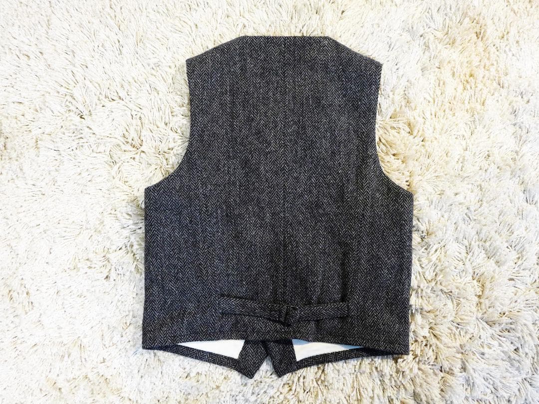 東洋GOLDハリスツィードLベストoldjoeブラックサイン ナイジェルケーボン