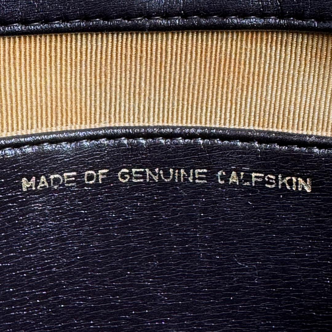 DIor ディオール ダークブラウン レザー ハンドバッグ