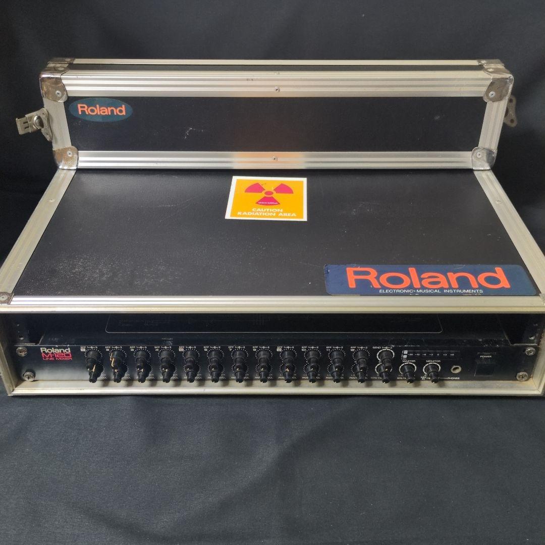 Roland M-120 ラックマウント型ラインミキサー ケース付き