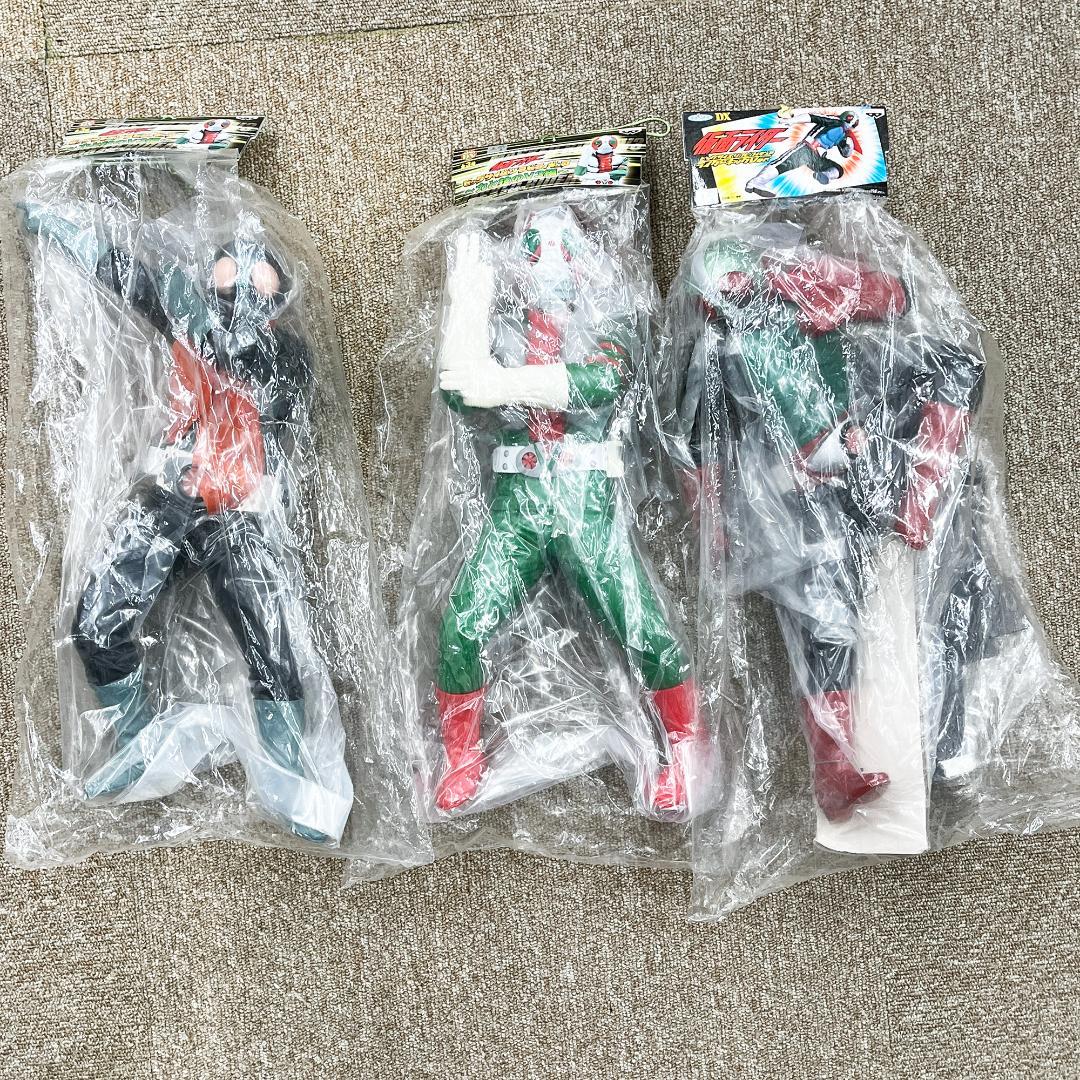 仮面ライダー ビッグサイズソフビフィギュア 3個まとめ売り