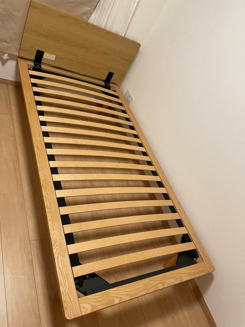 無印良品 シングルベッドフレーム オーク突板