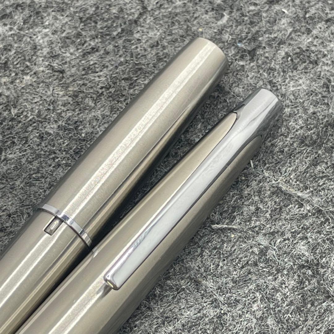 PE833□PILOT パイロット 万年筆 ミュー ステンレス 短軸