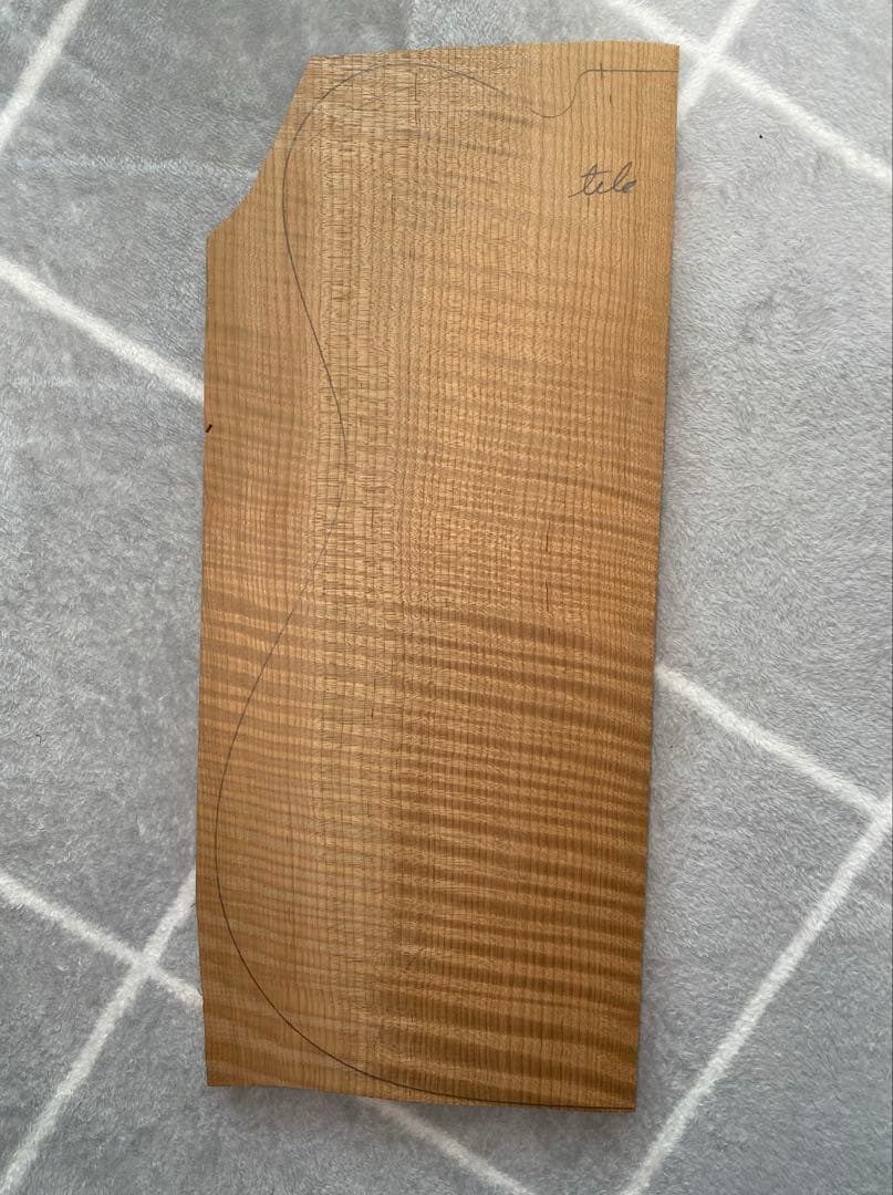 エレキギター用 ボディトップ材 マスターグレード フレイムメイプル