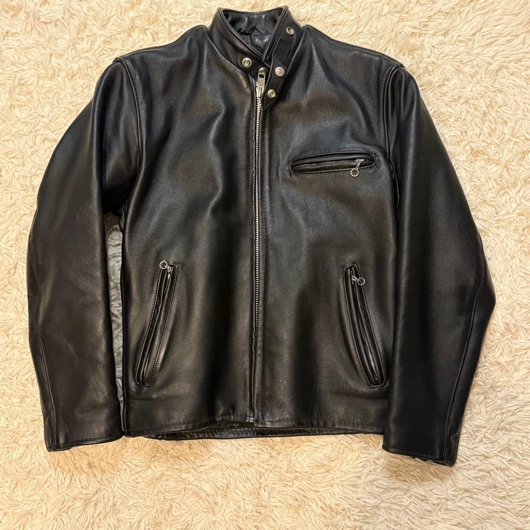 【希少】 schott シングル ボア ライナー 付き641 USA製 38 M