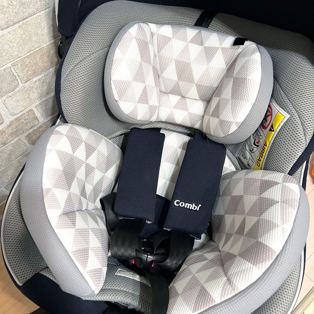【美品♡】クルムーヴスマートISOFIX エッグショックJN-570ネイビー