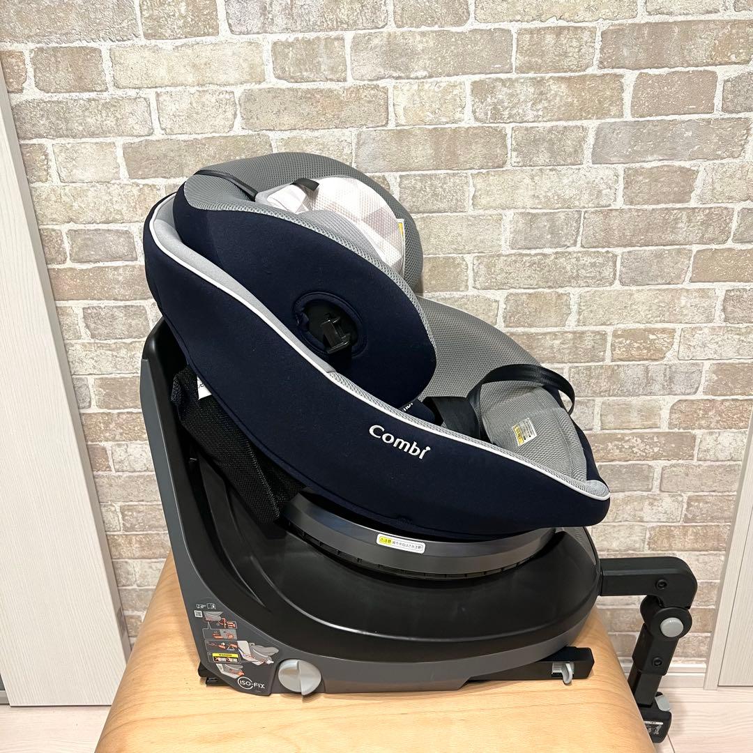 【美品♡】クルムーヴスマートISOFIX エッグショックJN-570ネイビー