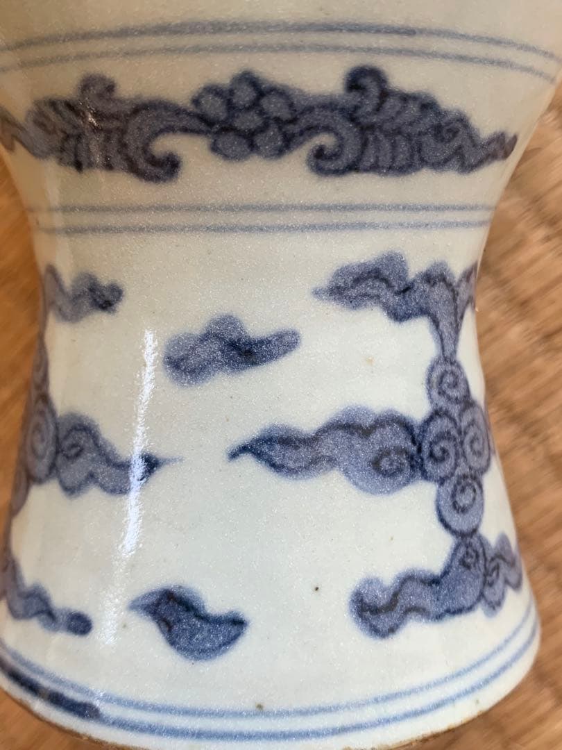 中国明時代染付花瓶