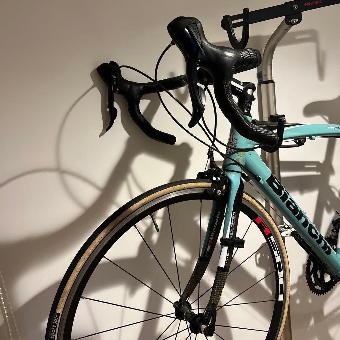 シーザリオ　Bianchi Nirone ロードバイク 水色