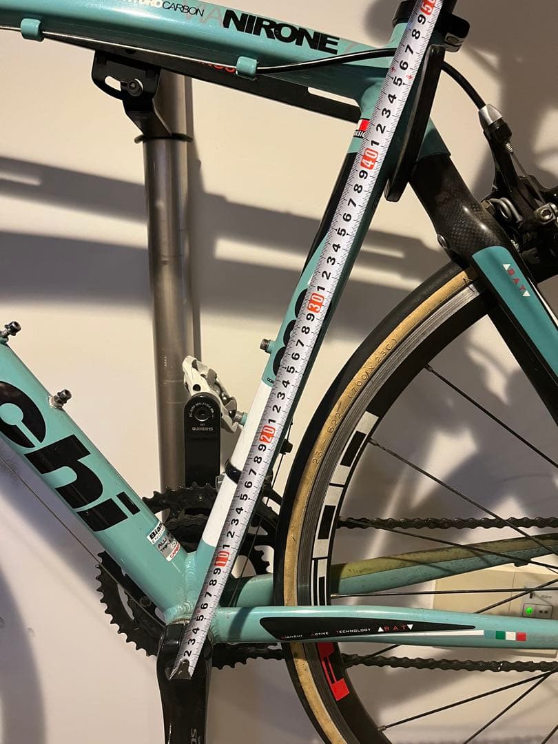シーザリオ　Bianchi Nirone ロードバイク 水色