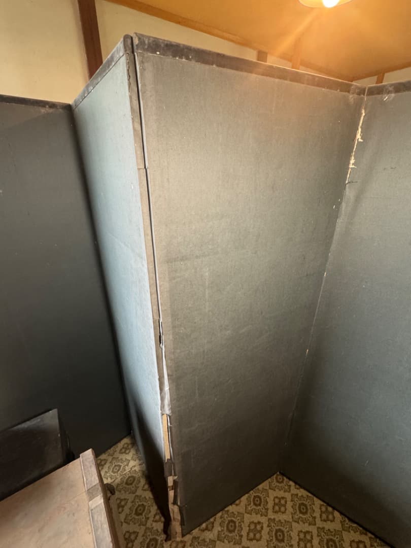 大型六曲屏風　筆名篠崎小竹　書道作品　金箔　六曲一双　屏風　江戸末〜明治初