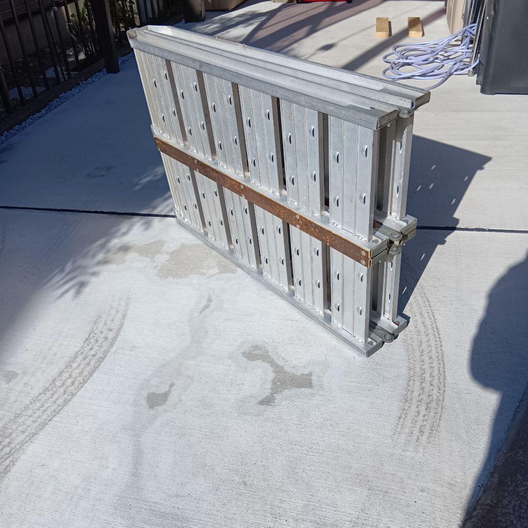 アルミラダー２連結加工済バイク、農機具、カート