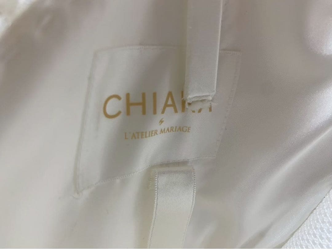 ホワイト Aライン ウェディングドレス