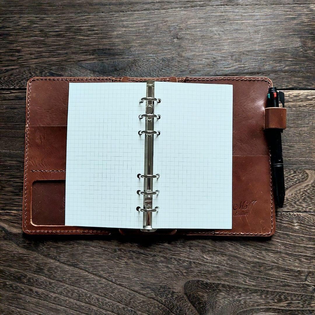 【きゃんきゃん】システム手帳カバー バイブルサイズ ＊ベルト無し