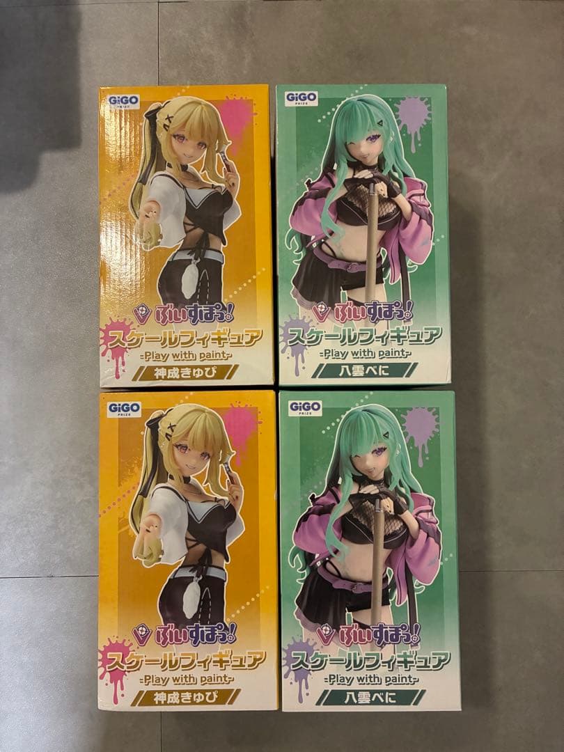 ぶいすぽっ！ スケールフィギュア GiGO限定 八雲べに 神成きゅぴ　4点