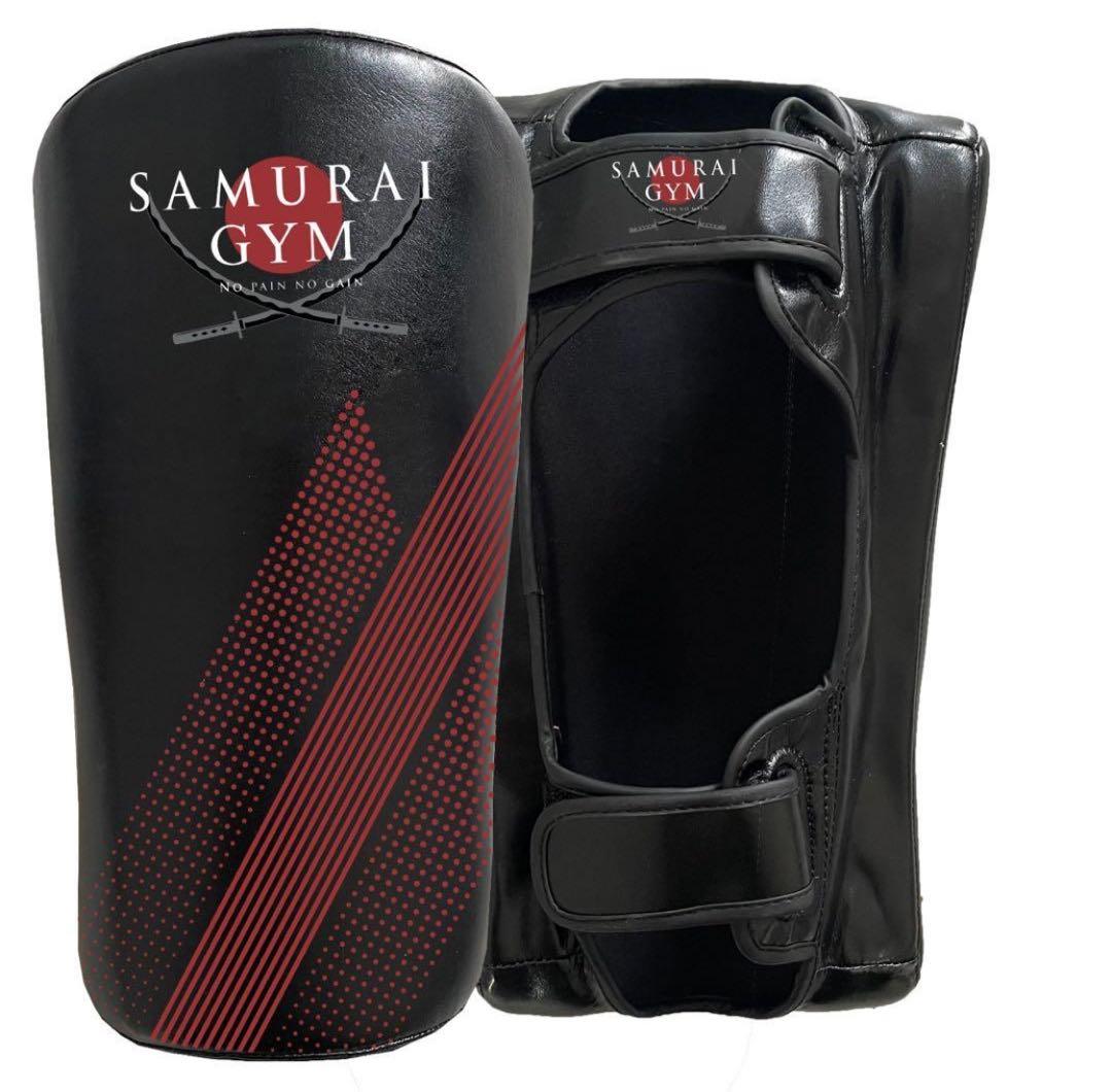 カーフキックミット ダブル　【本革】左右利用できます