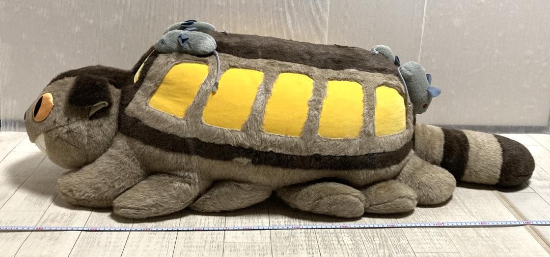 サンアロー　となりのトトロ　ネコバス　特大ぬいぐるみ　全長120cm　ジブリ