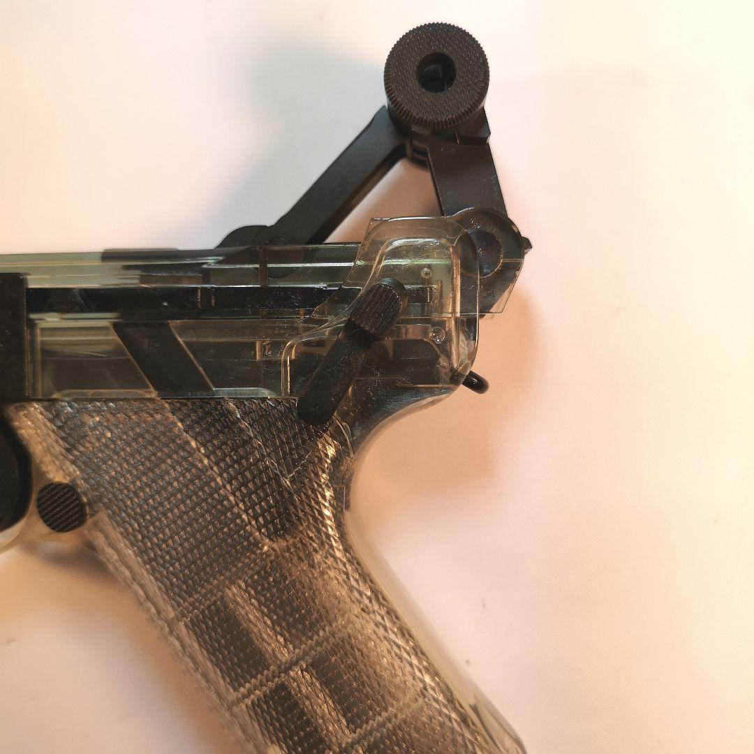 タナカ限定ルガ—Ｐ08 シ—スルーモデル4インチ ブロ—バックガスガンプラ製