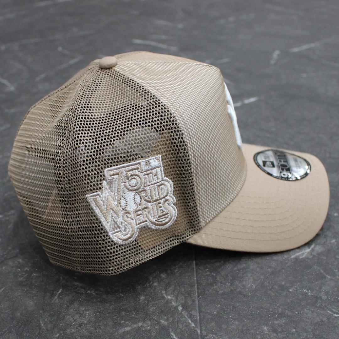 NEW ERA NY ヤンキース メッシュキャップ 海外モデル キャメルベージュ